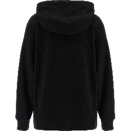 Black Cotton Sweatshirt