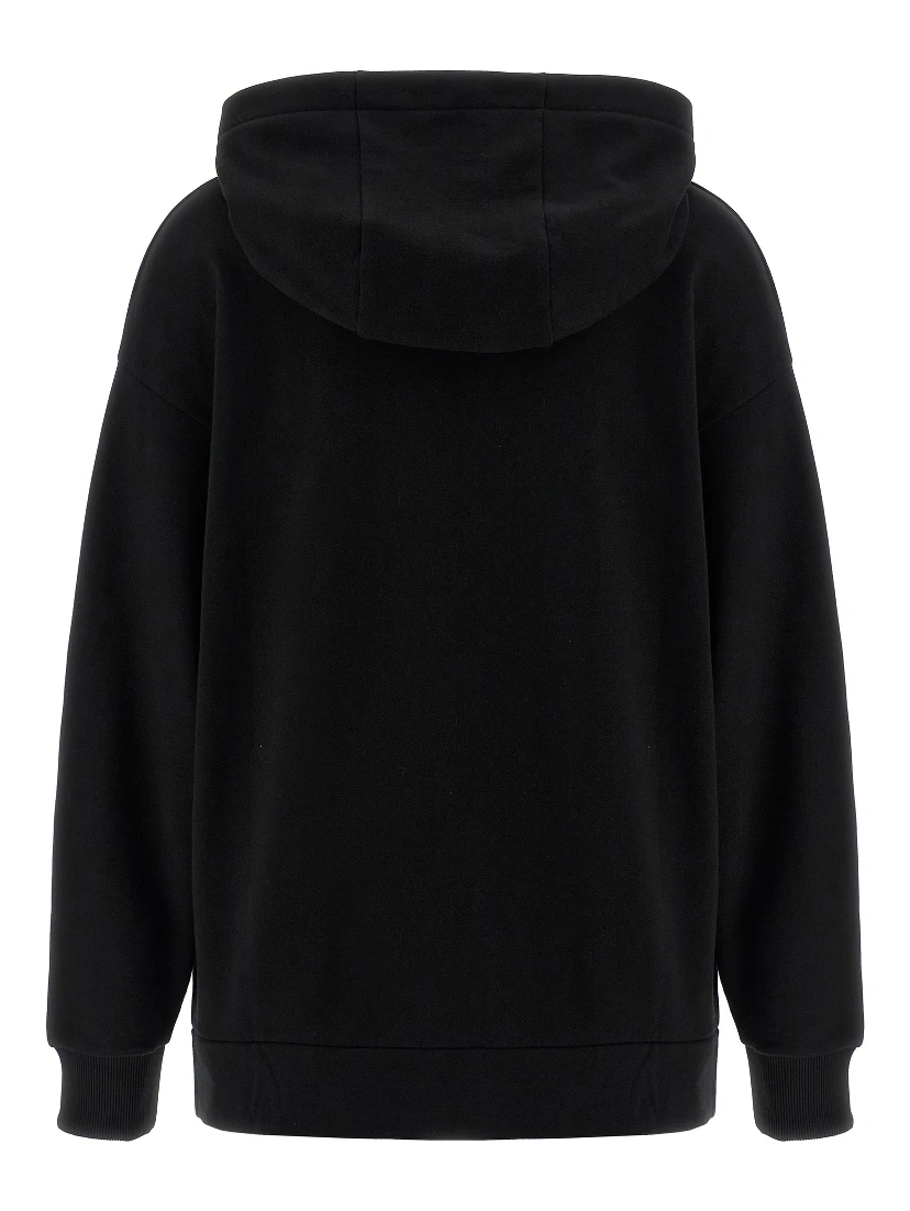 Black Cotton Sweatshirt
