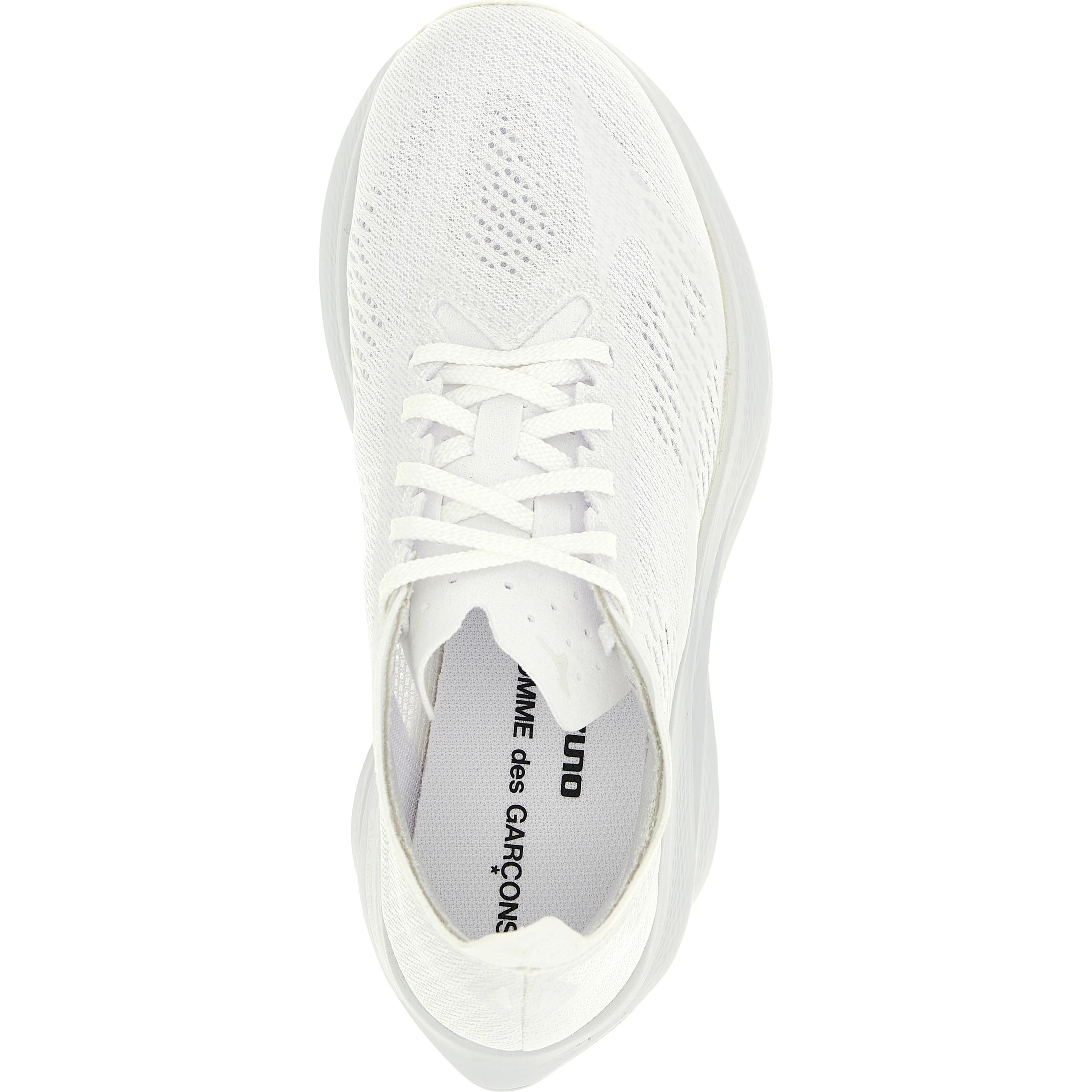 White Synthetic Athletic Sneakers