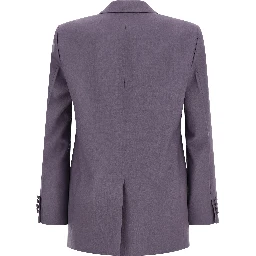 Purple Wool Blazer