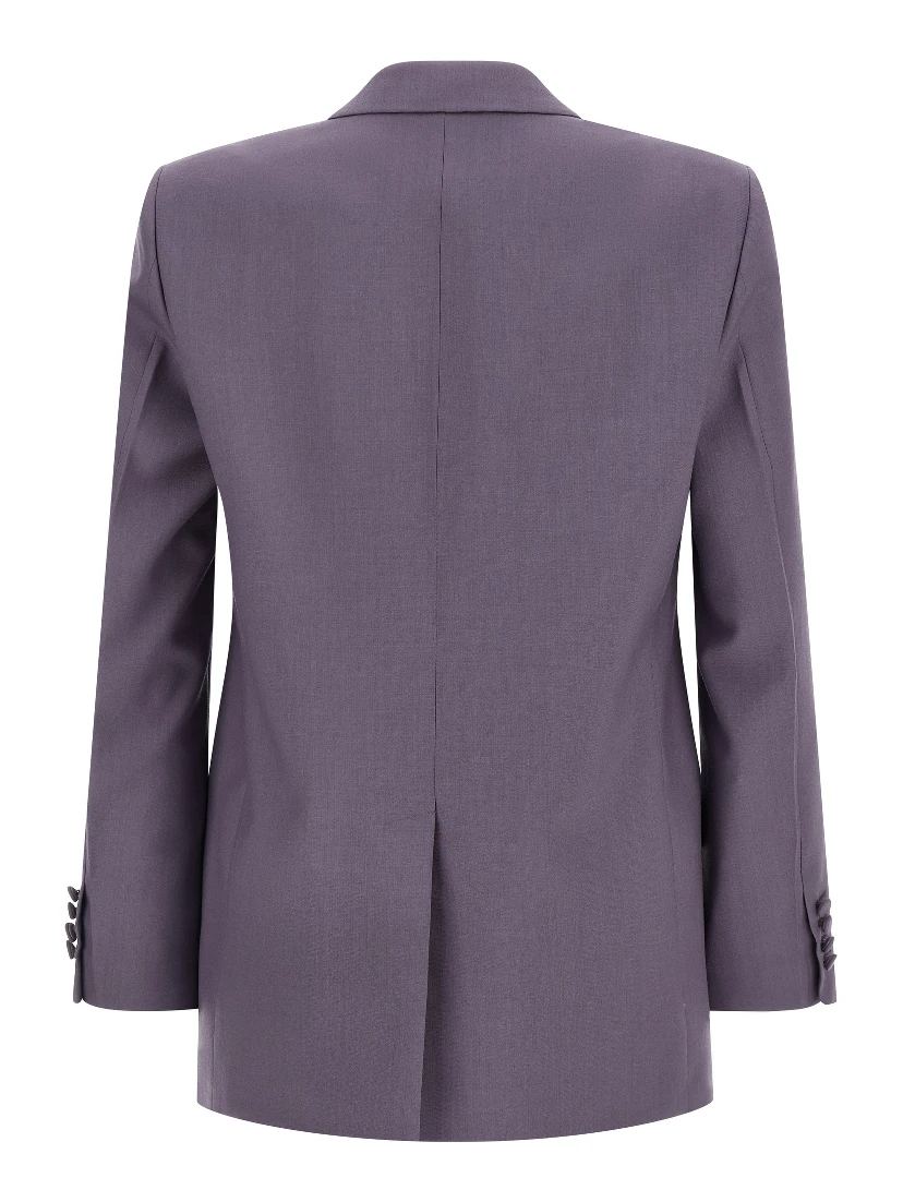 Purple Wool Blazer