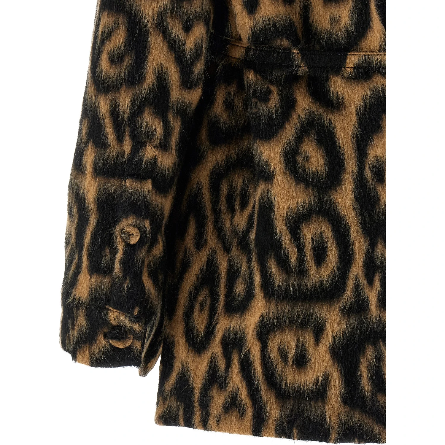 Beige Virgin Wool Coat