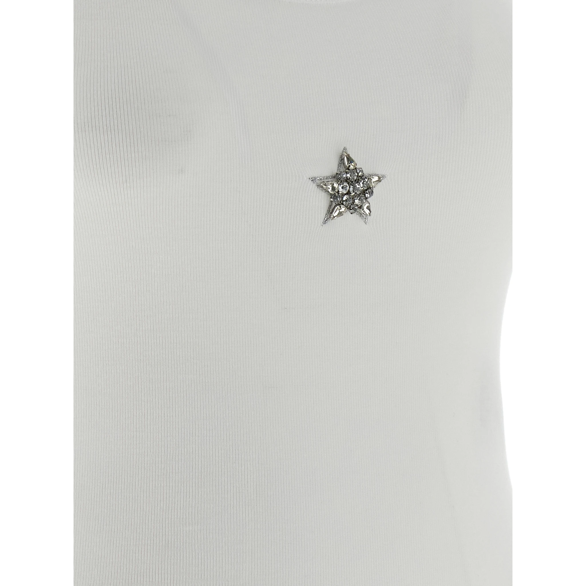 White Lyocell Tank Tops