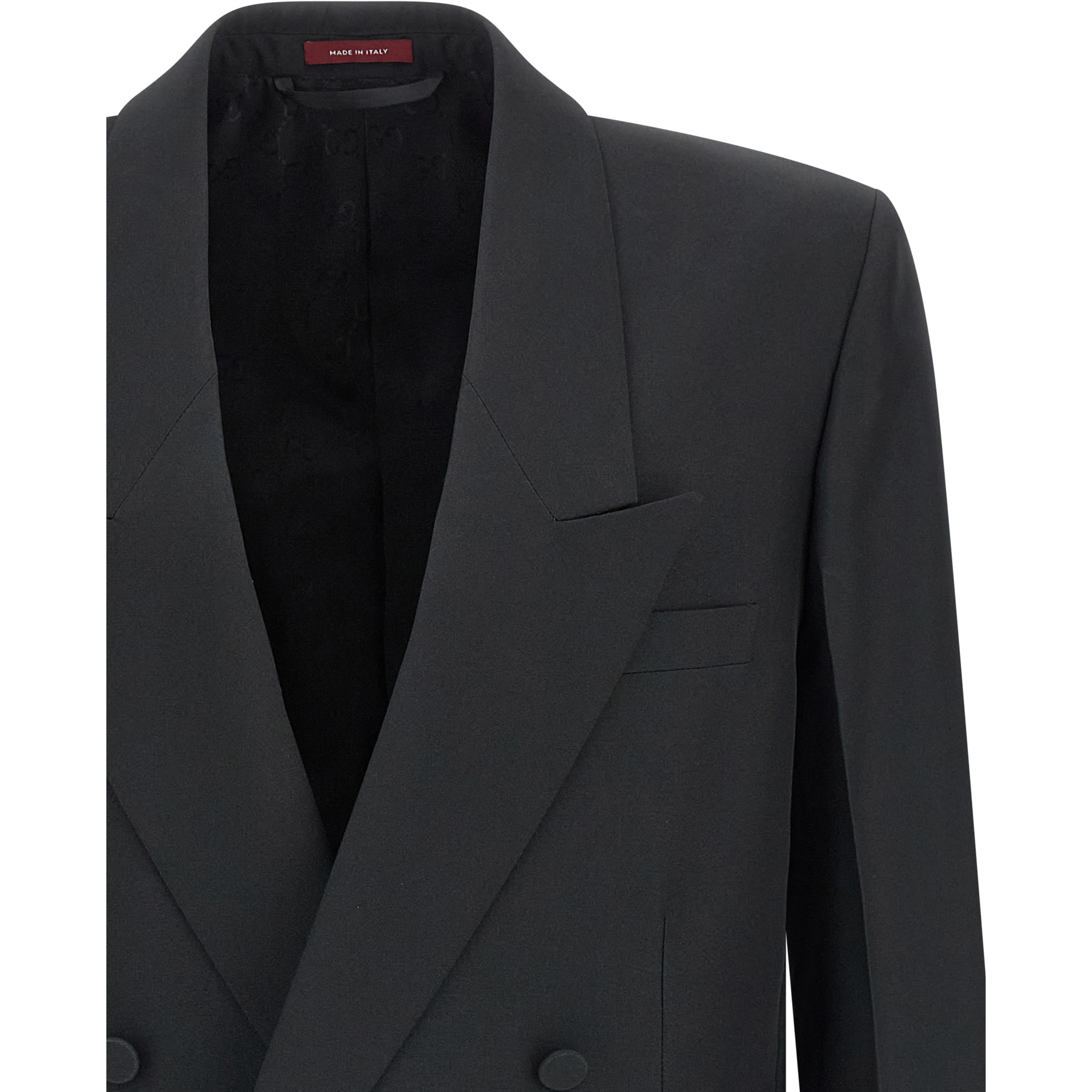 Black Polyester Blazer