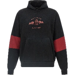 Black Cotton Sweatshirt