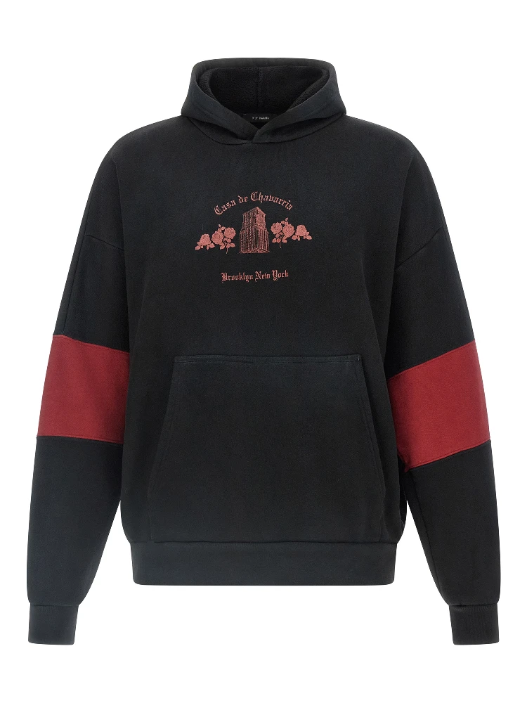 Black Cotton Sweatshirt