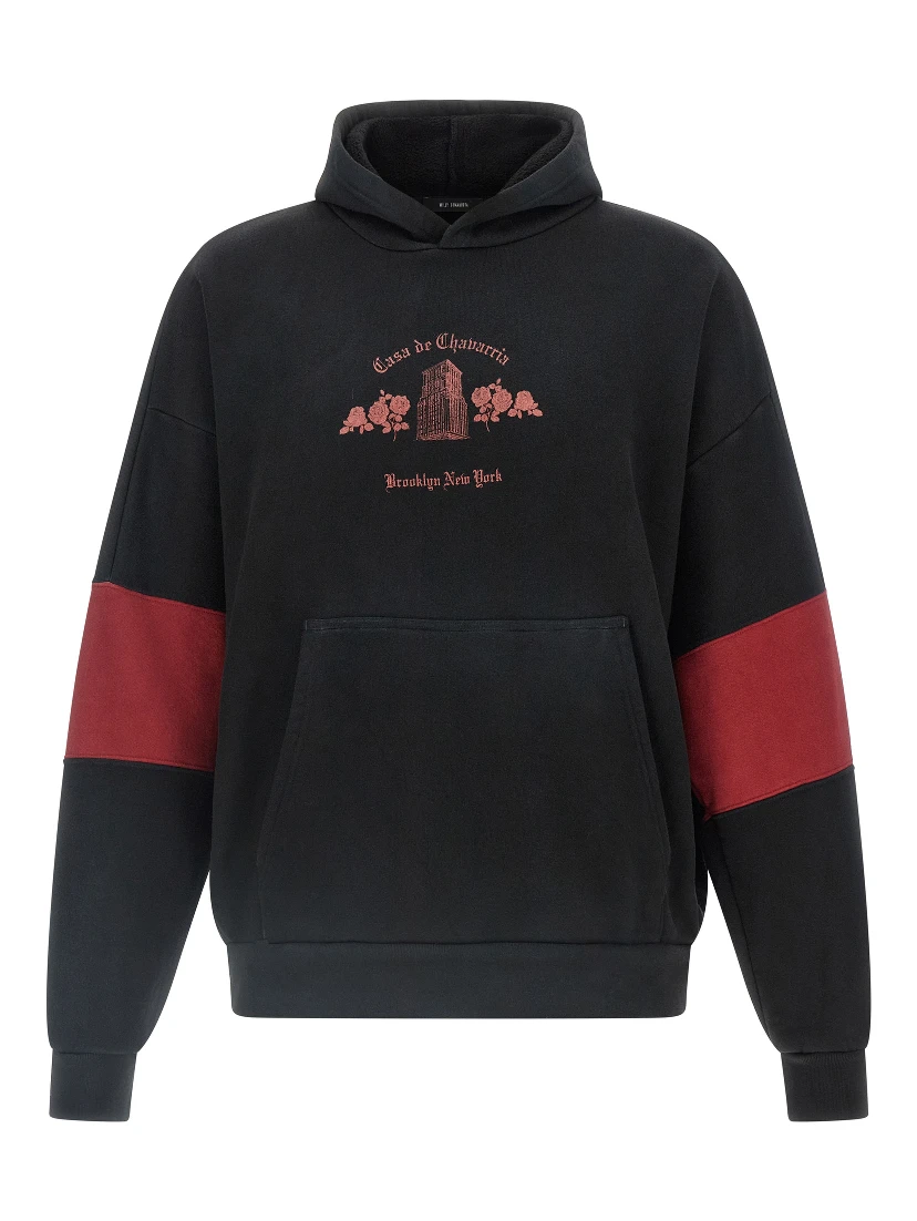 Black Cotton Sweatshirt