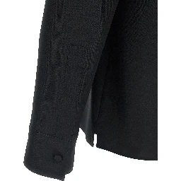 Black Polyester Blouse