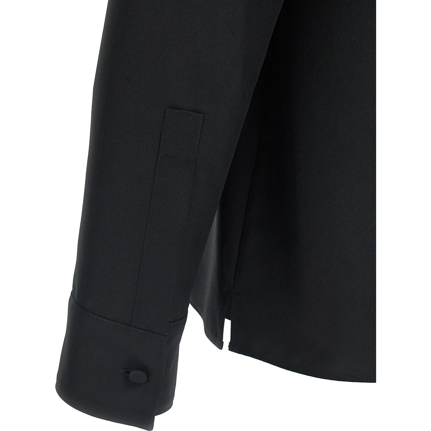 Black Polyester Blouse