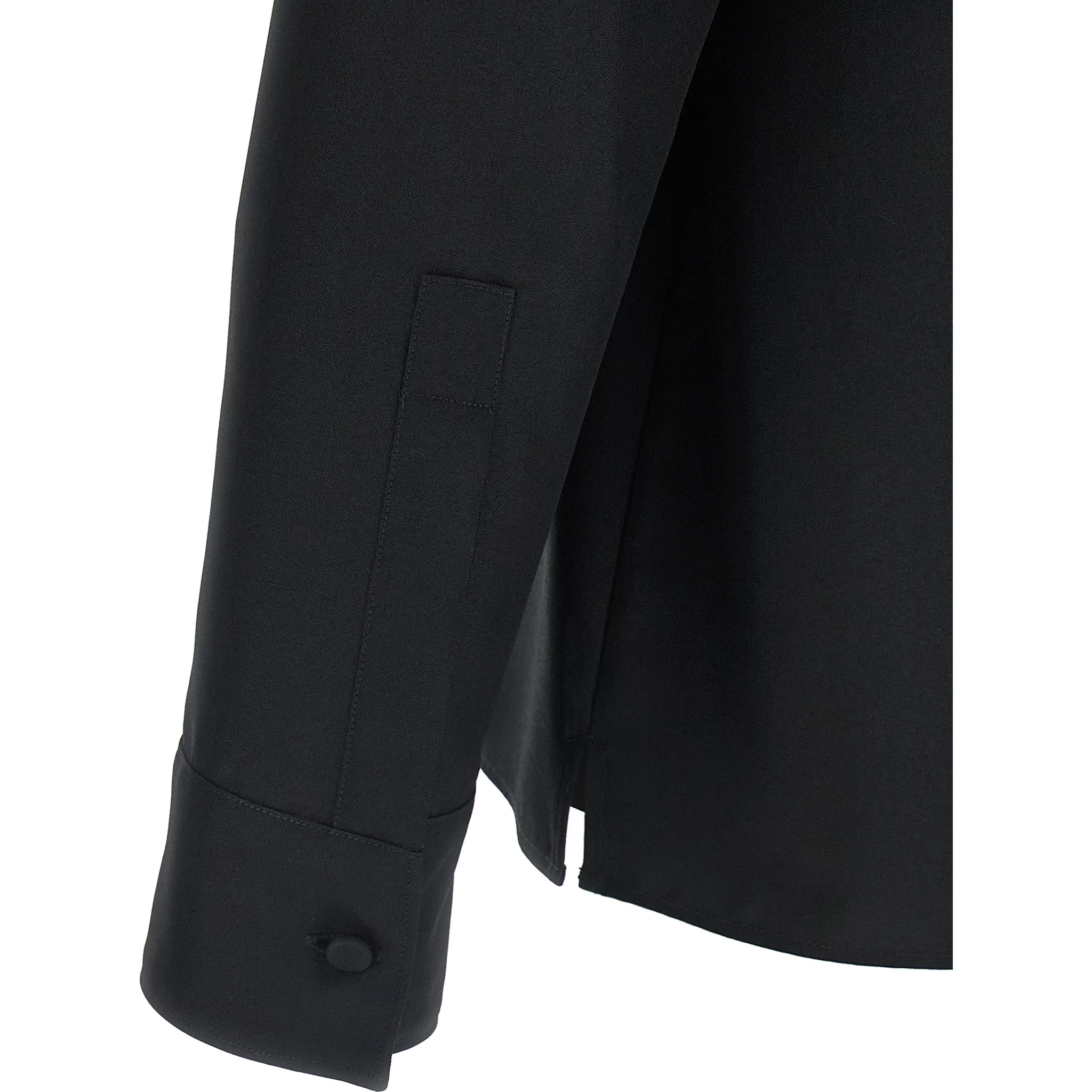 Black Polyester Blouse