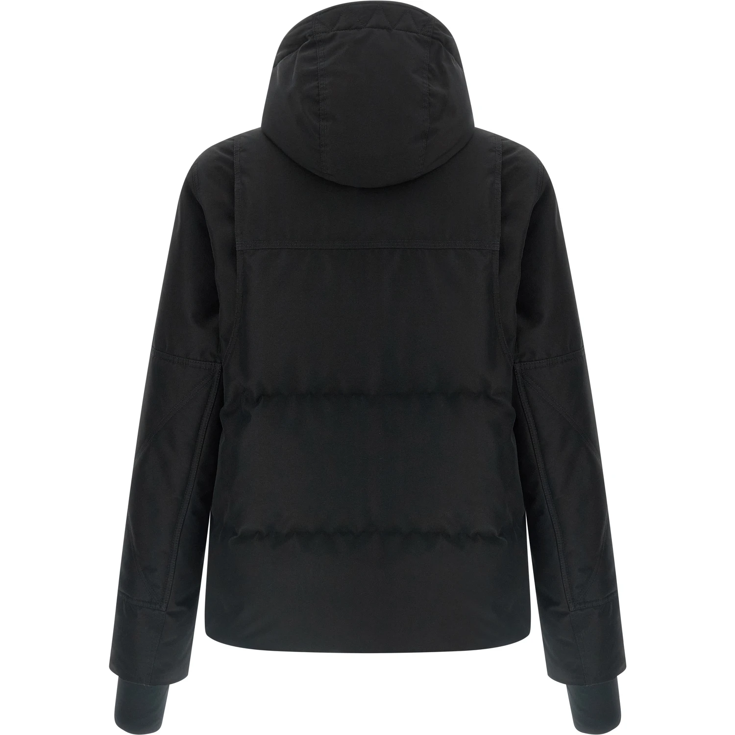 Black Polyester Shell Jacket