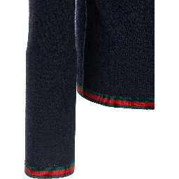 Blue Cashmere Cardigan