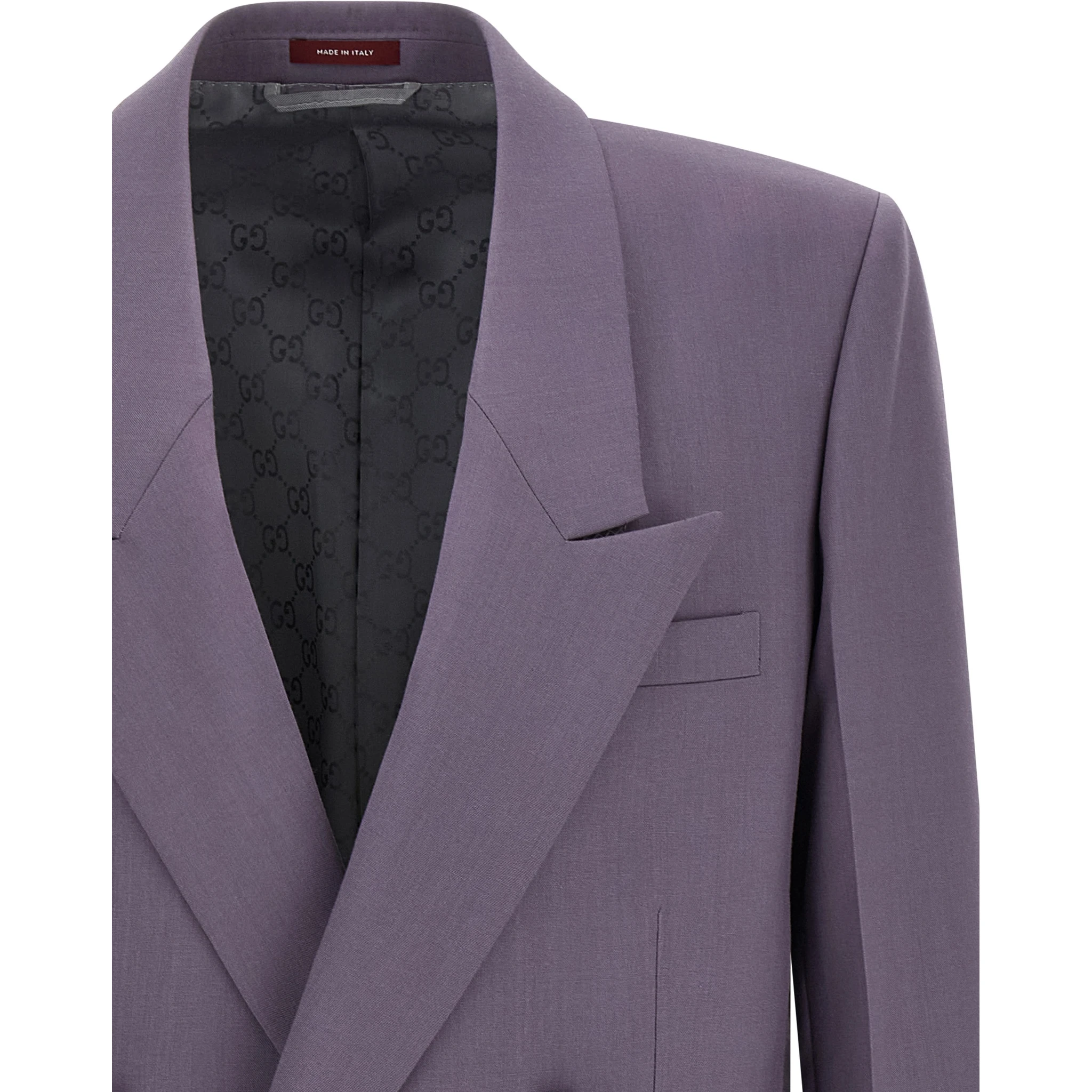 Purple Wool Blazer