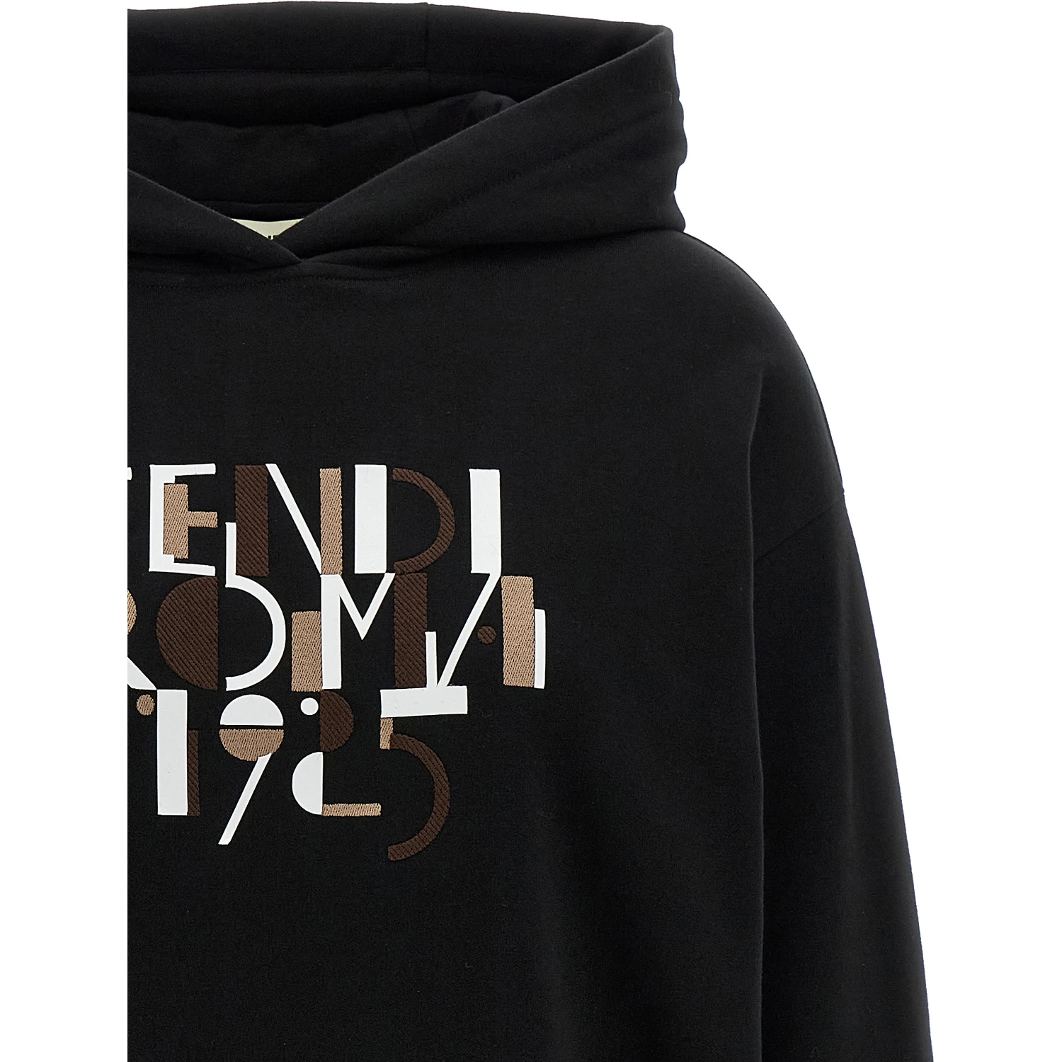 Black Cotton Sweatshirt