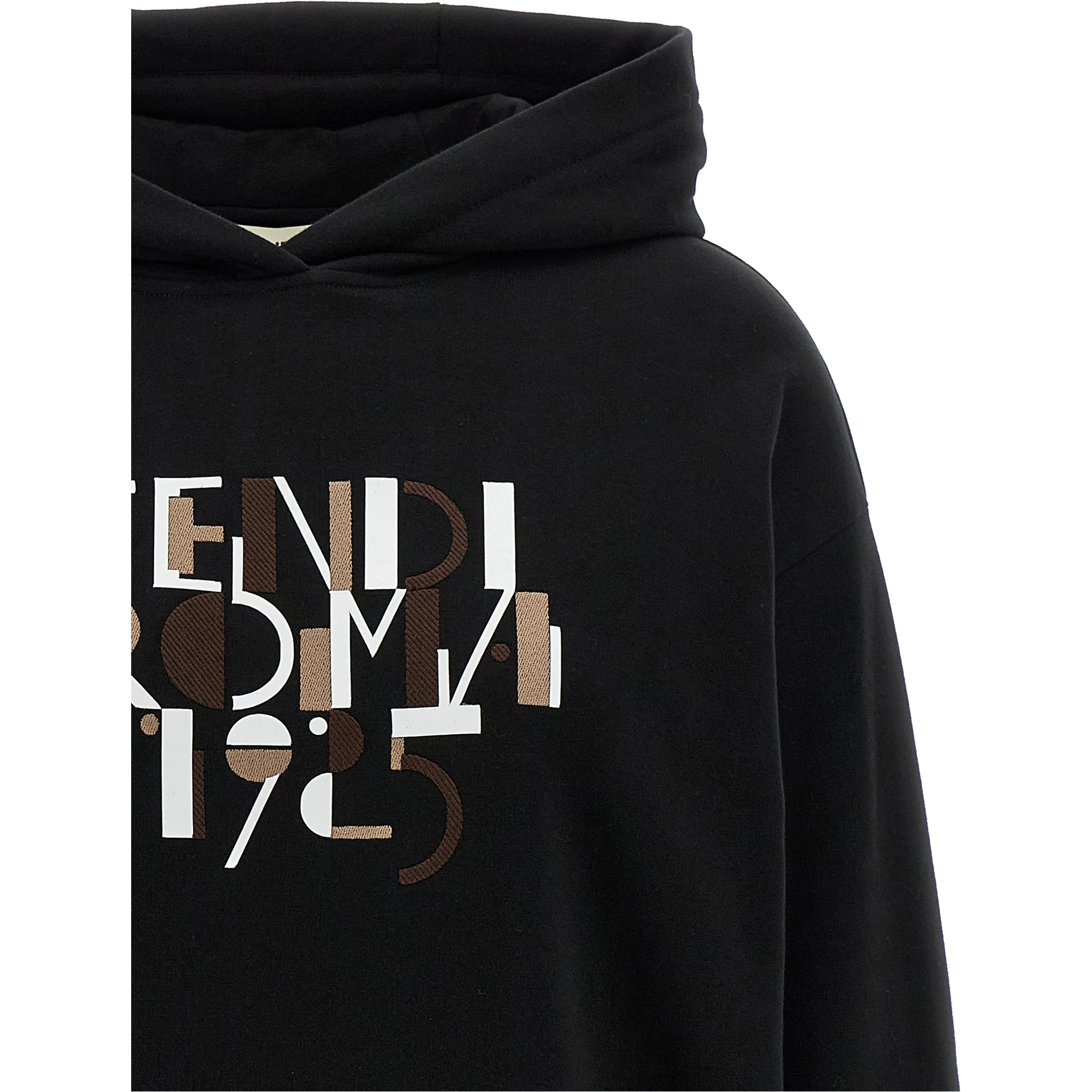 Black Cotton Sweatshirt