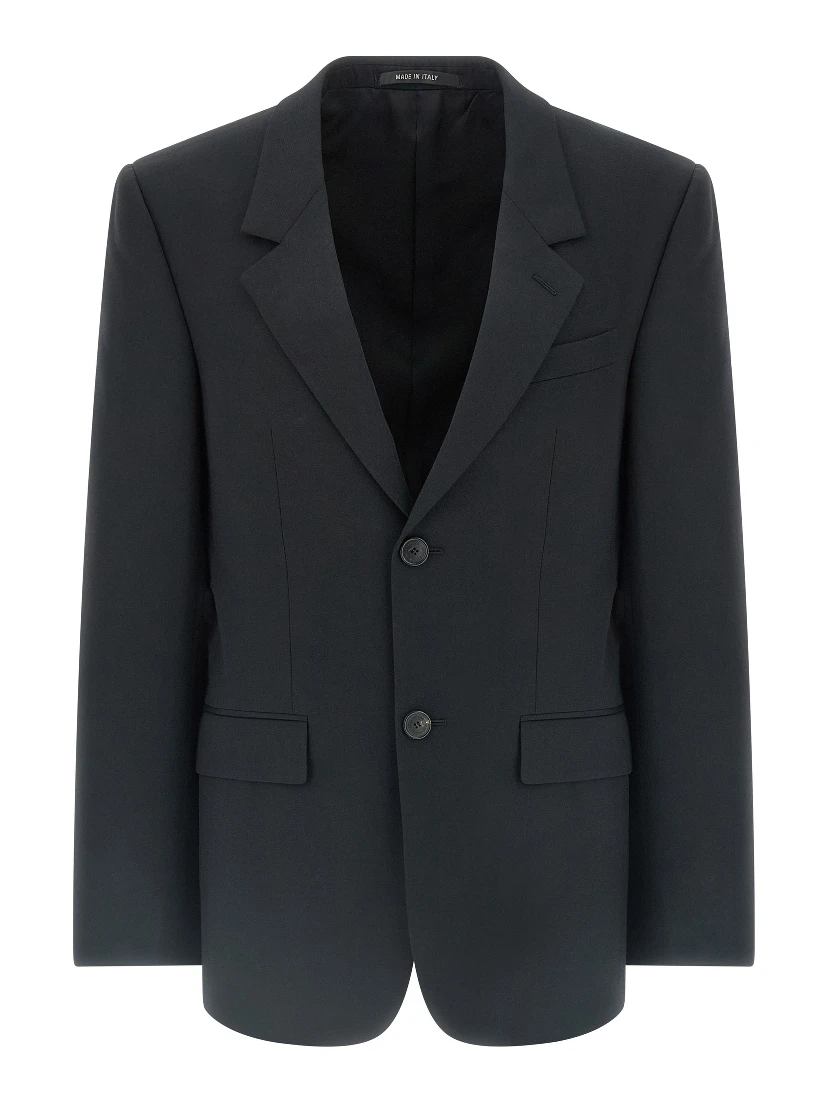Black Wool Blazer