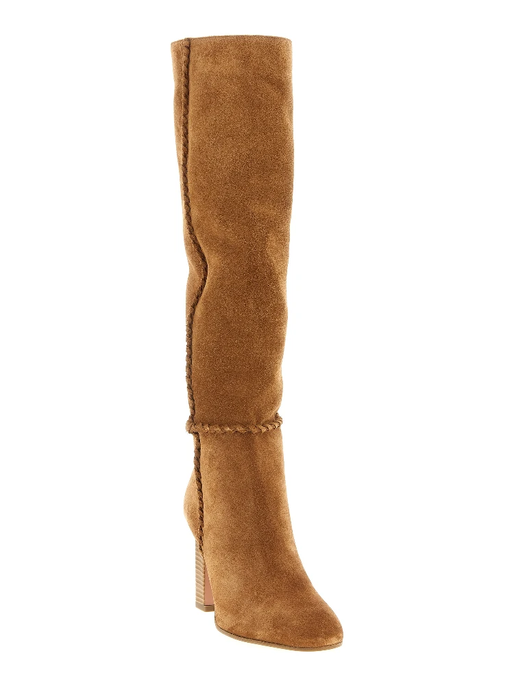 Beige Calfskin Over The Knee alternative