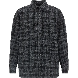 Gray Wool Full-Length Jacket