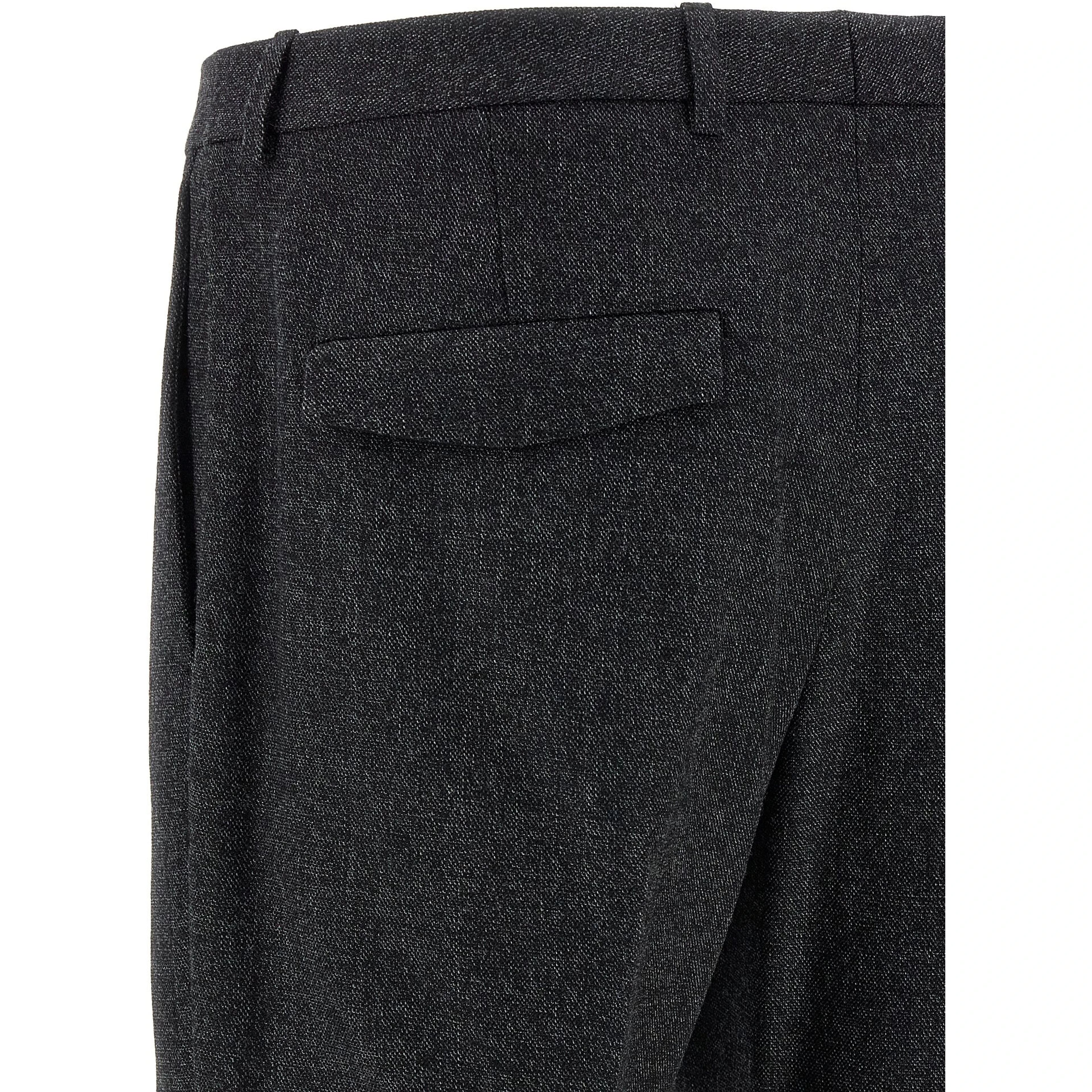 Gray Wool Dress Pants