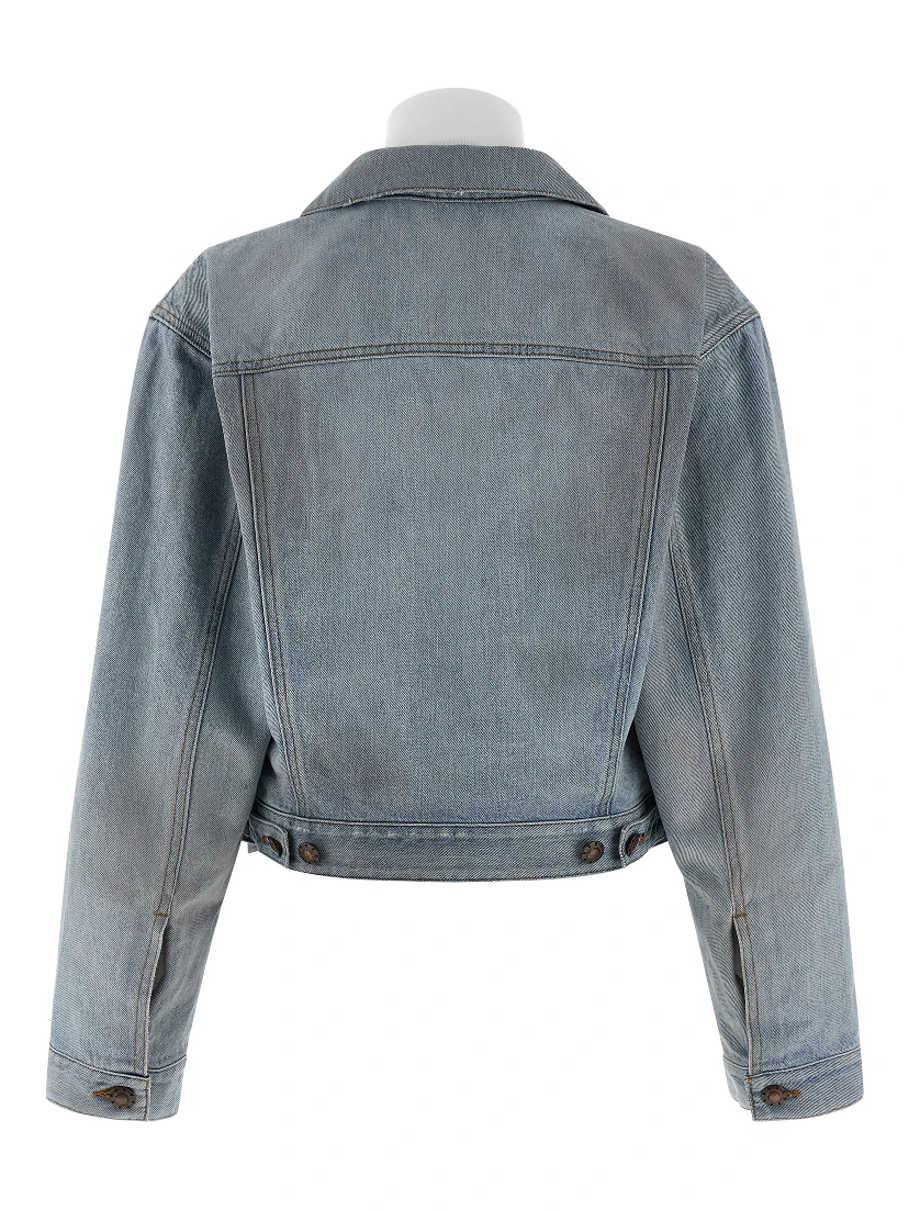 Blue Cotton Denim Jacket