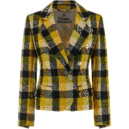Bicolor Virgin Wool Blazer