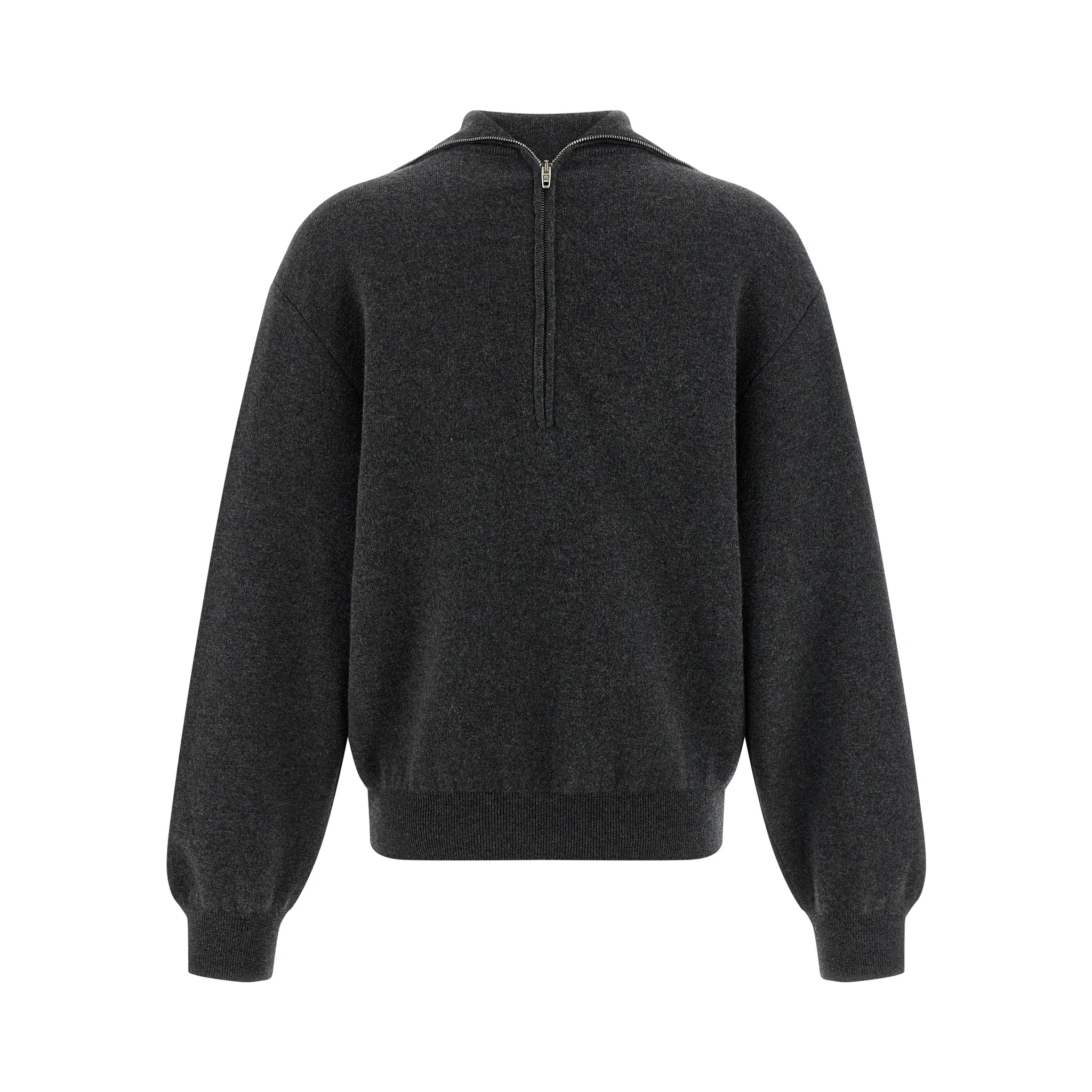 Gray Wool Cardigan
