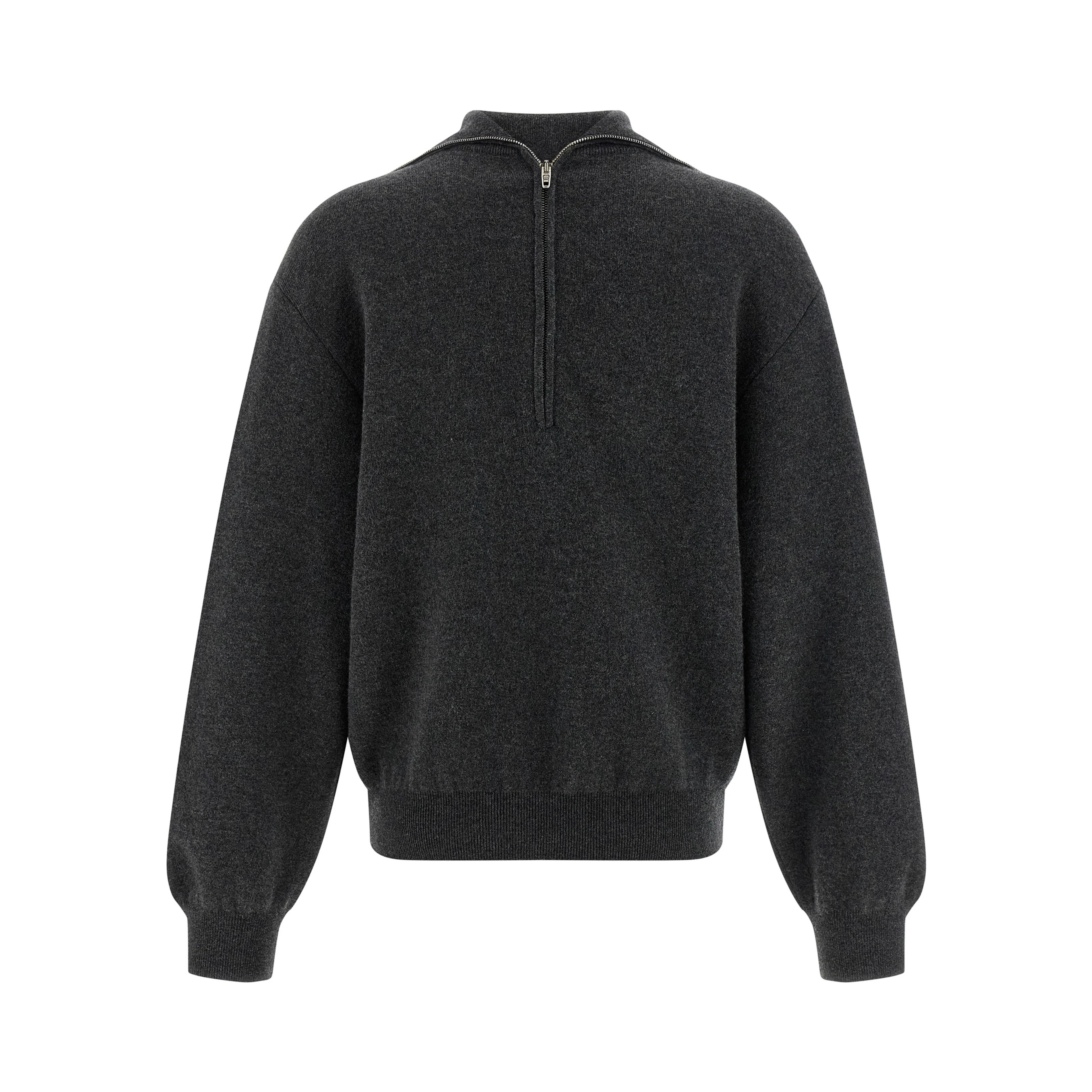 Gray Wool Cardigan