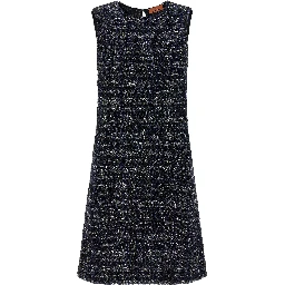 Multicolor Viscose Short Dress