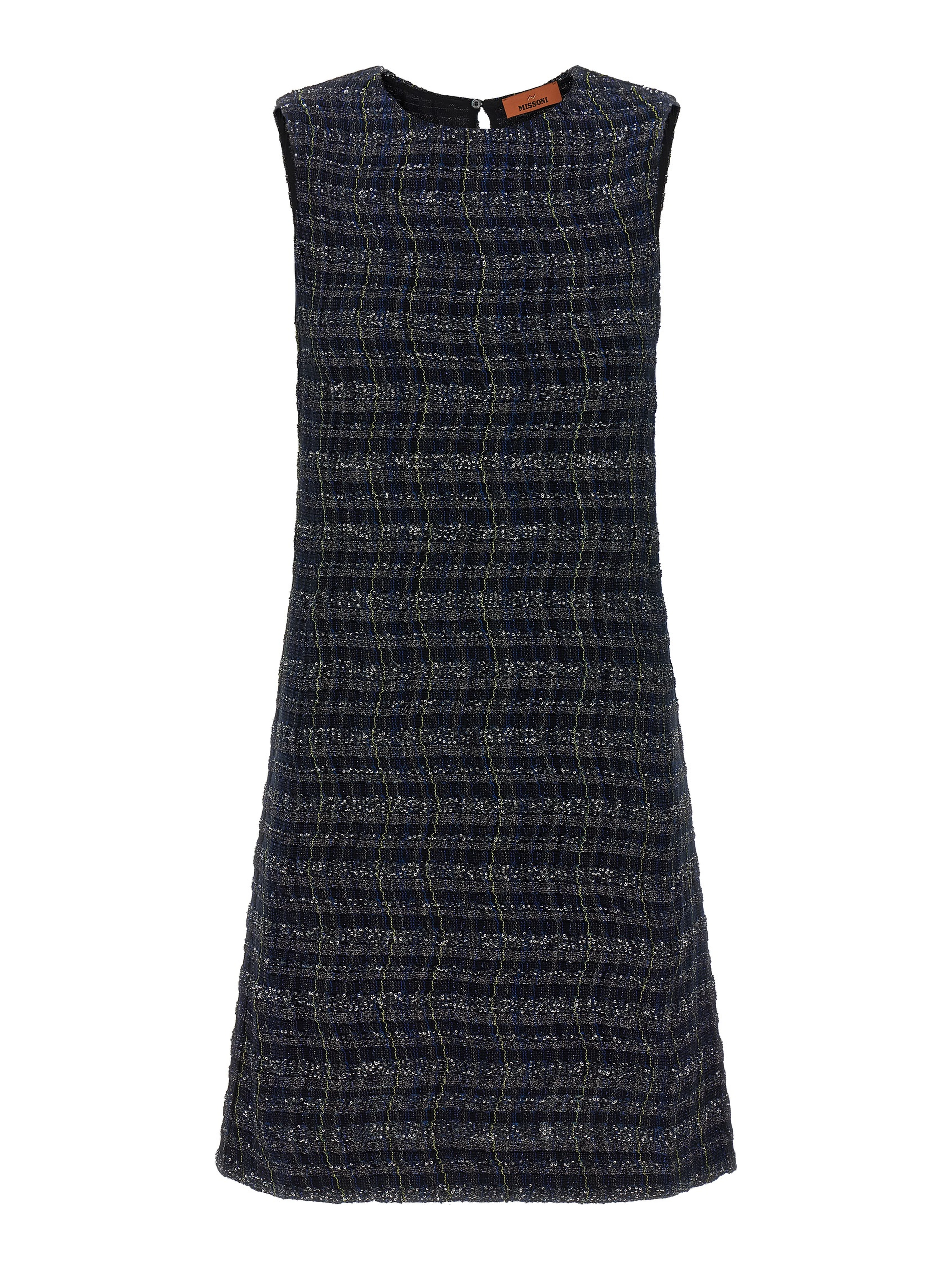 Multicolor Viscose Short Dress