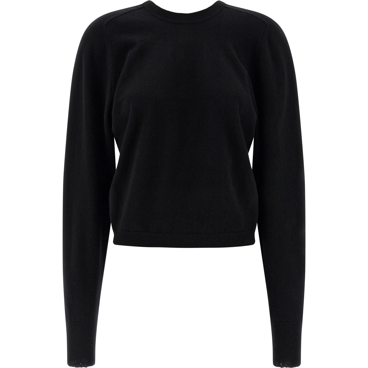 Black Virgin Wool Cardigan