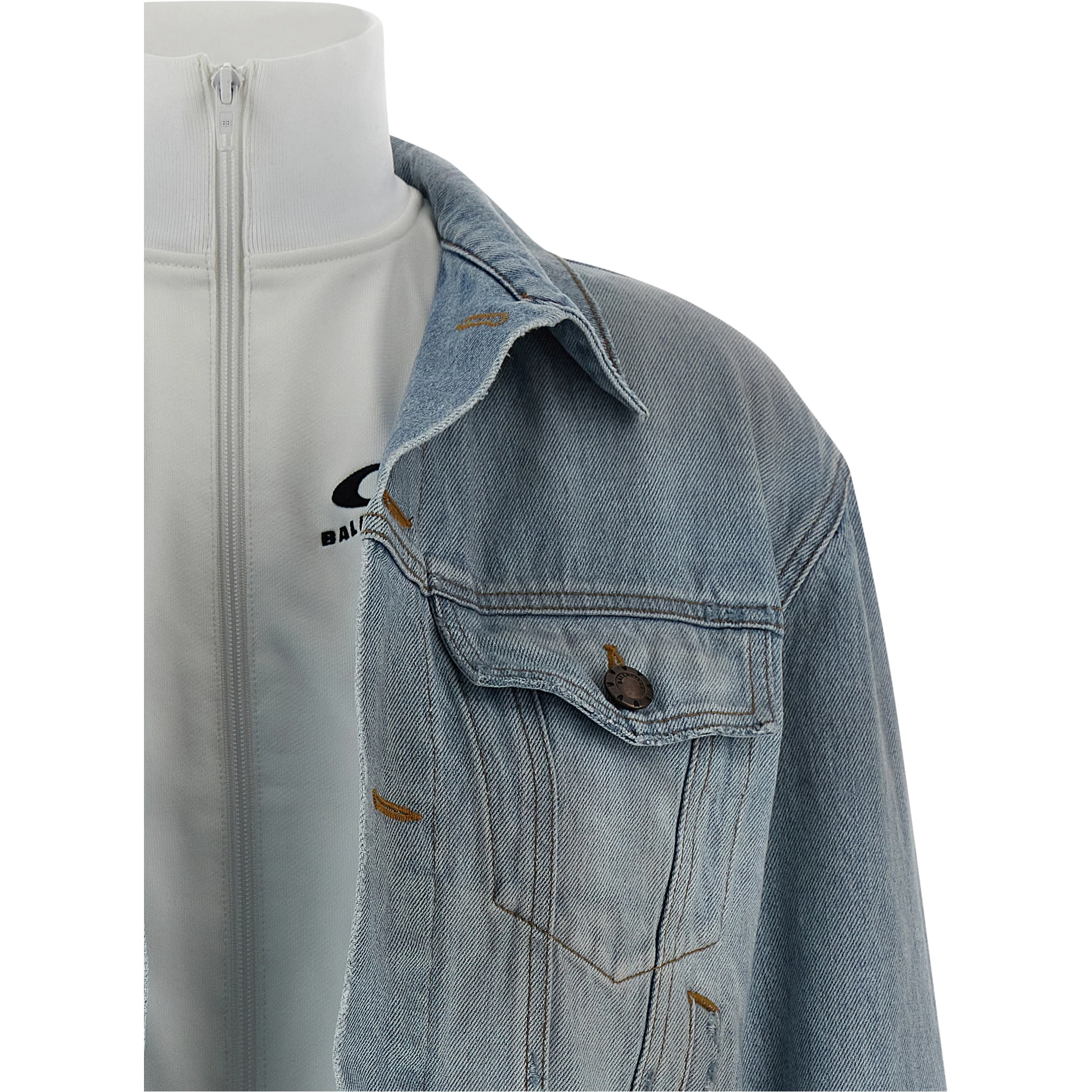 Blue Cotton Denim Jacket