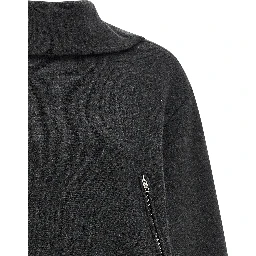 Gray Wool Cardigan