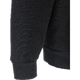 Black Cotton Sweatshirt