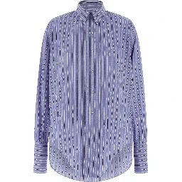 Blue Cotton Blouse