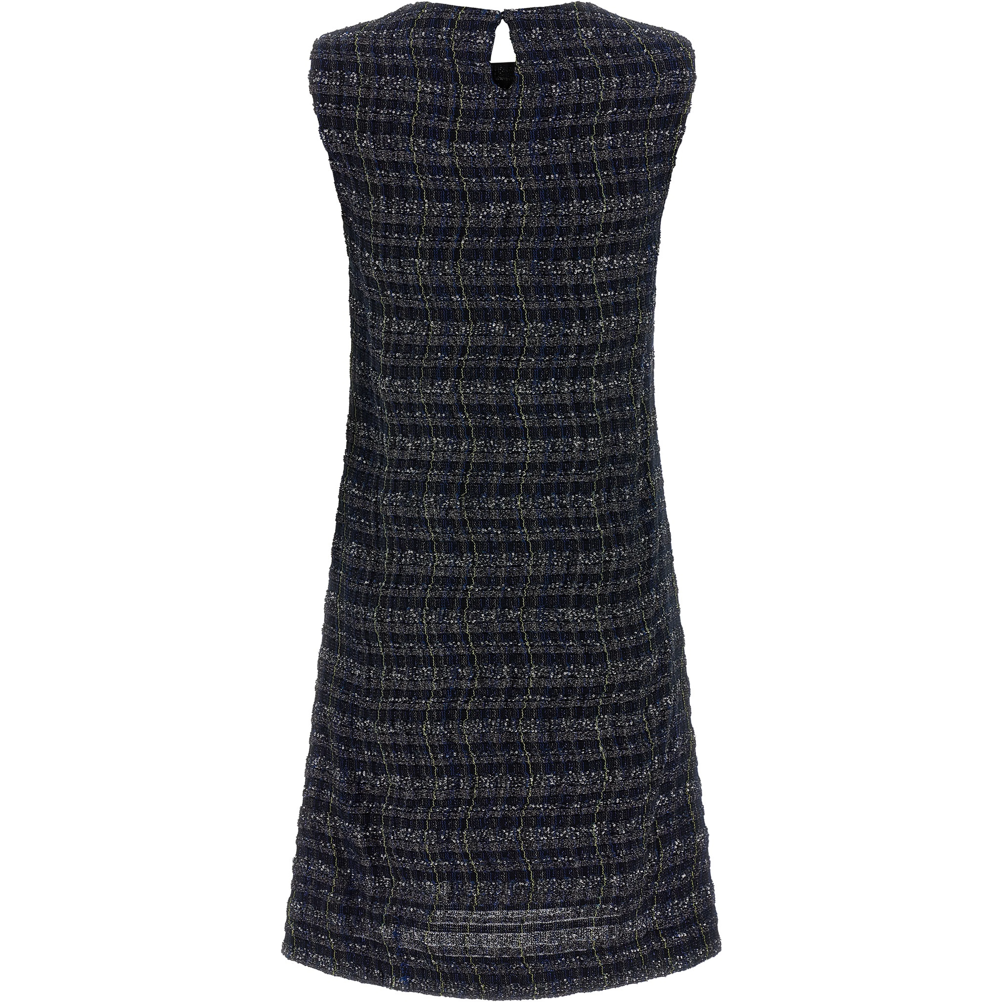 Multicolor Viscose Short Dress