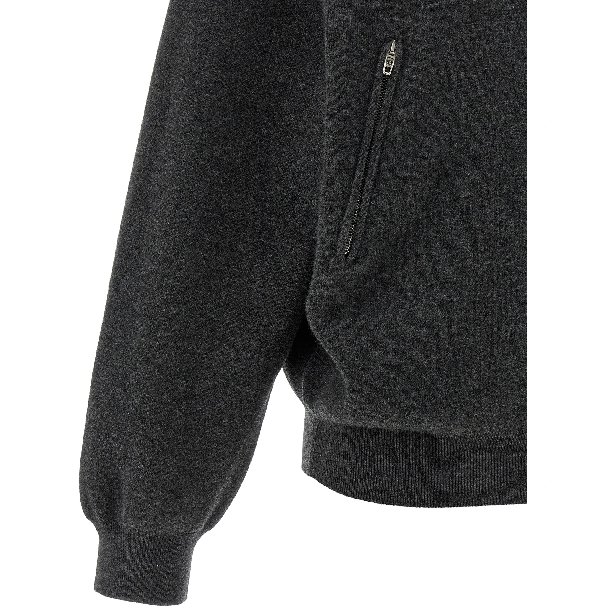 Gray Wool Cardigan