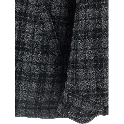 Gray Wool Full-Length Jacket