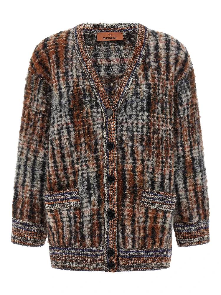 Multicolor Wool Cardigan