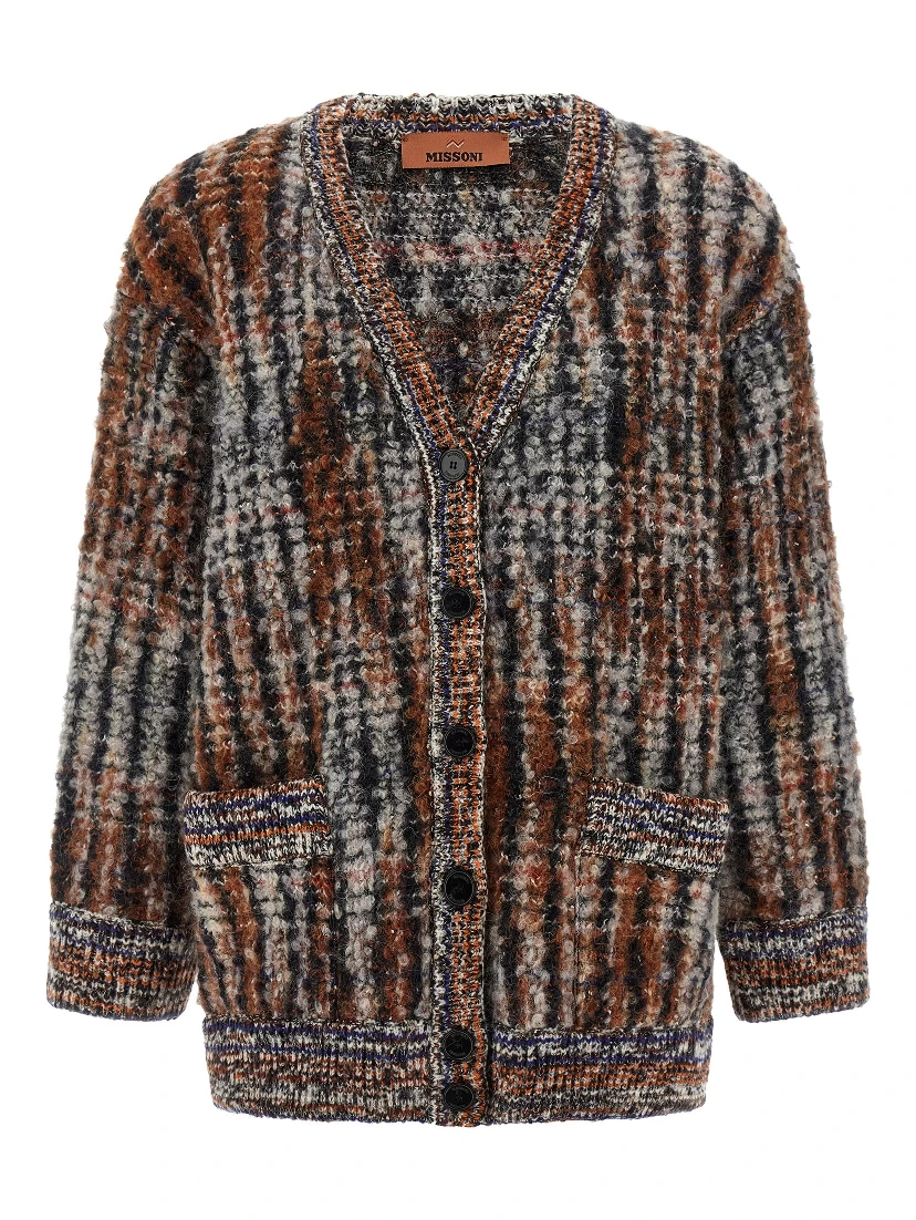 Multicolor Wool Cardigan