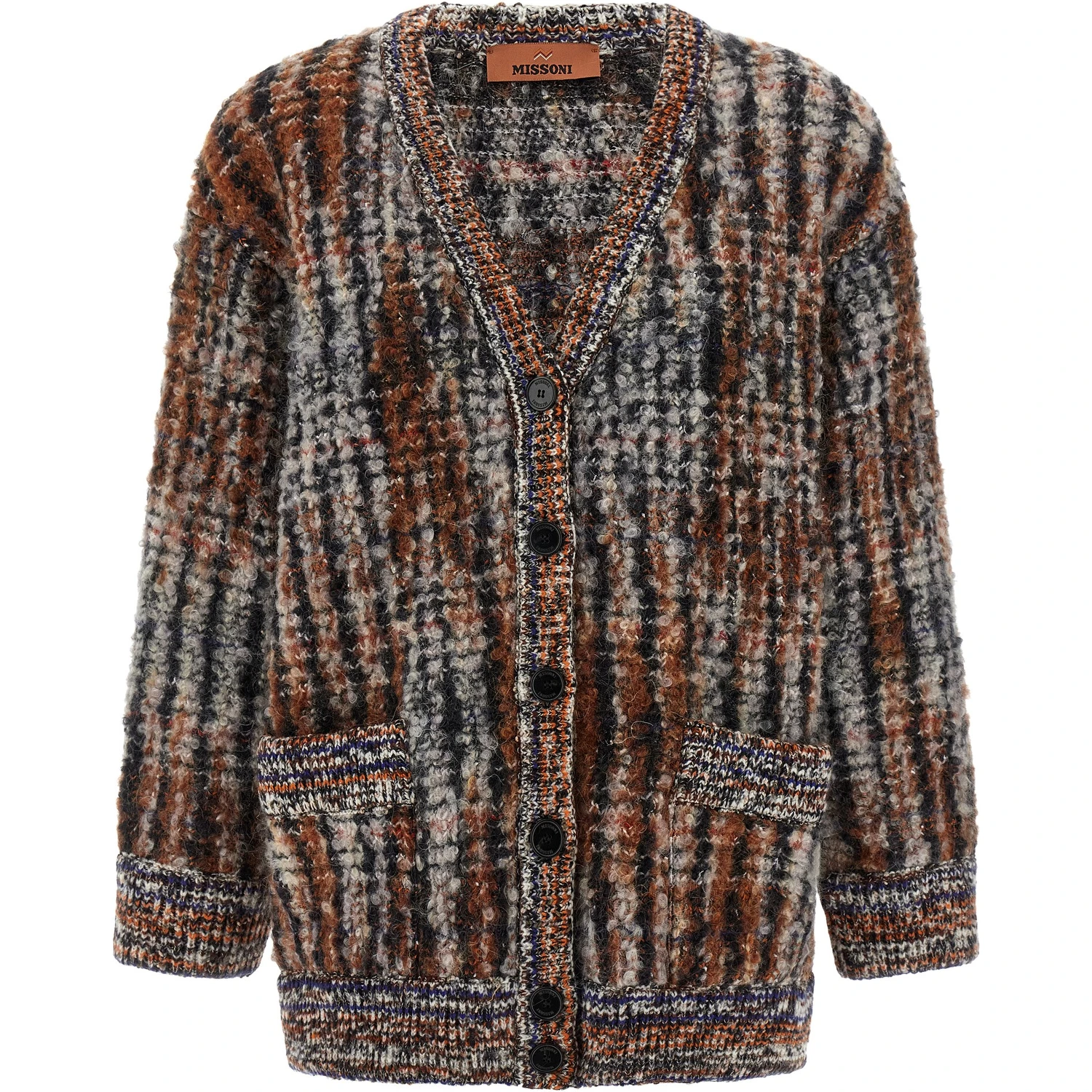 Multicolor Wool Cardigan