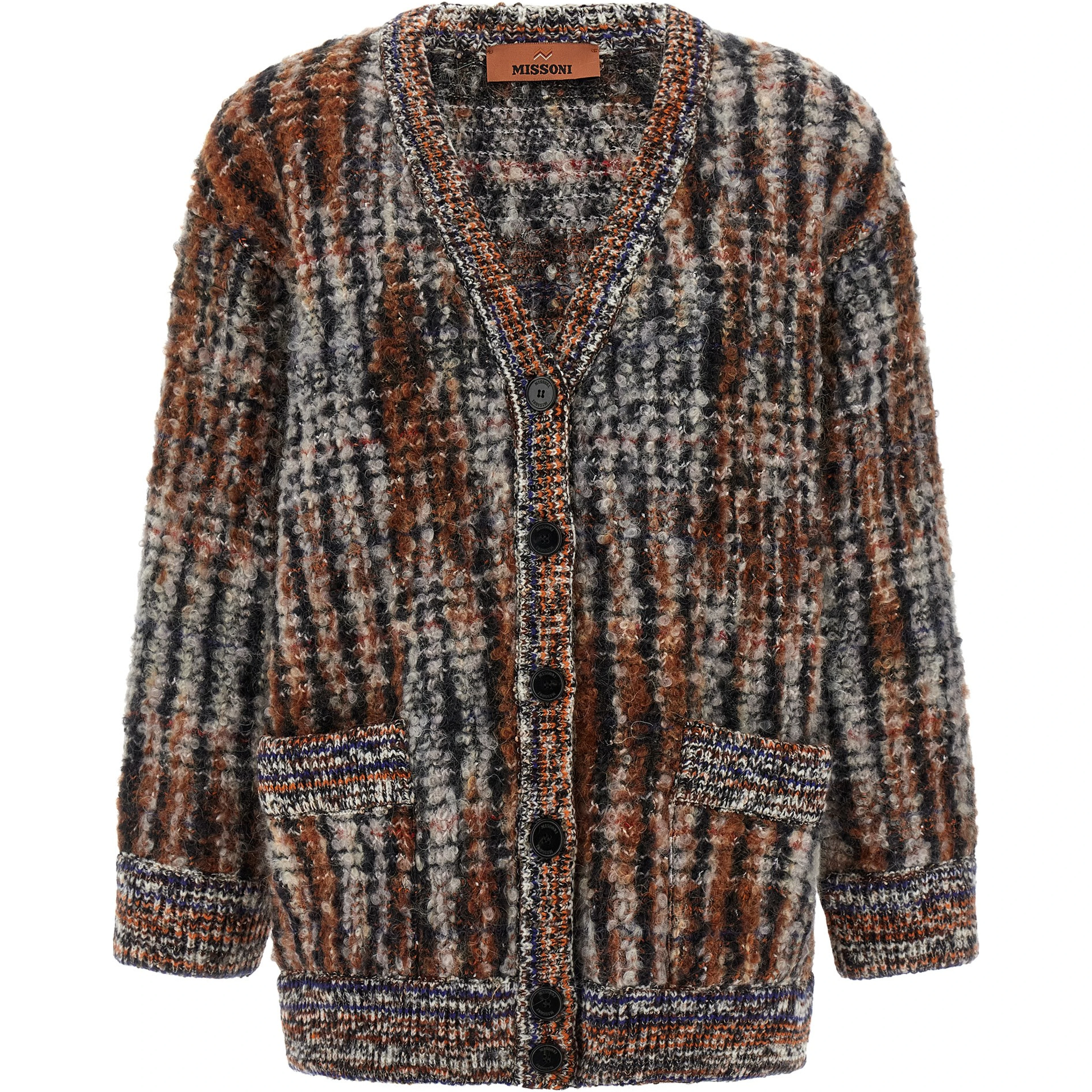 Multicolor Wool Cardigan