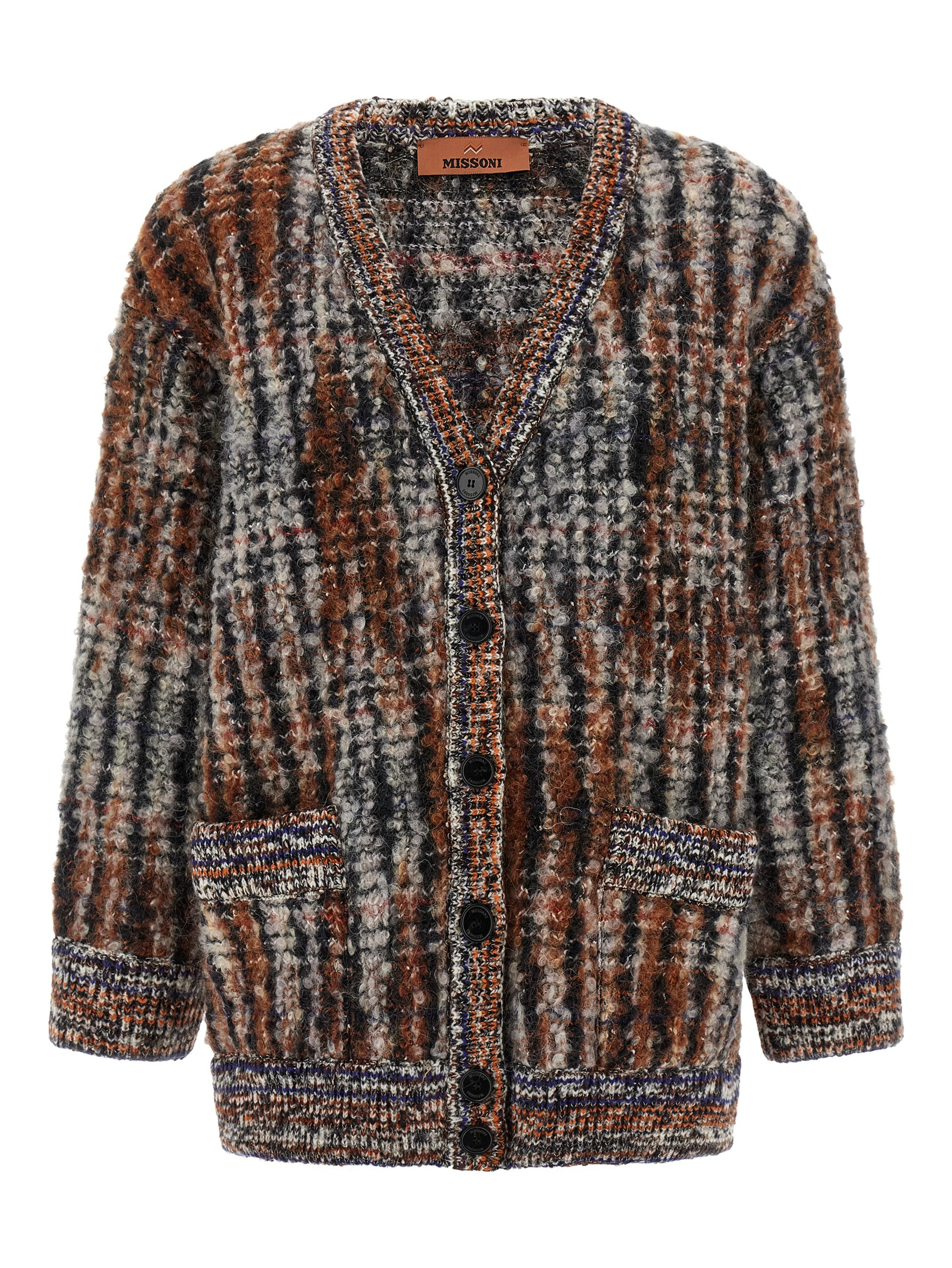 Multicolor Wool Cardigan