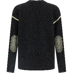 Black Virgin Wool Cardigan