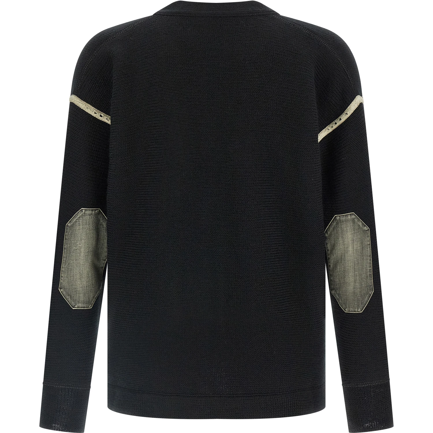Black Virgin Wool Cardigan