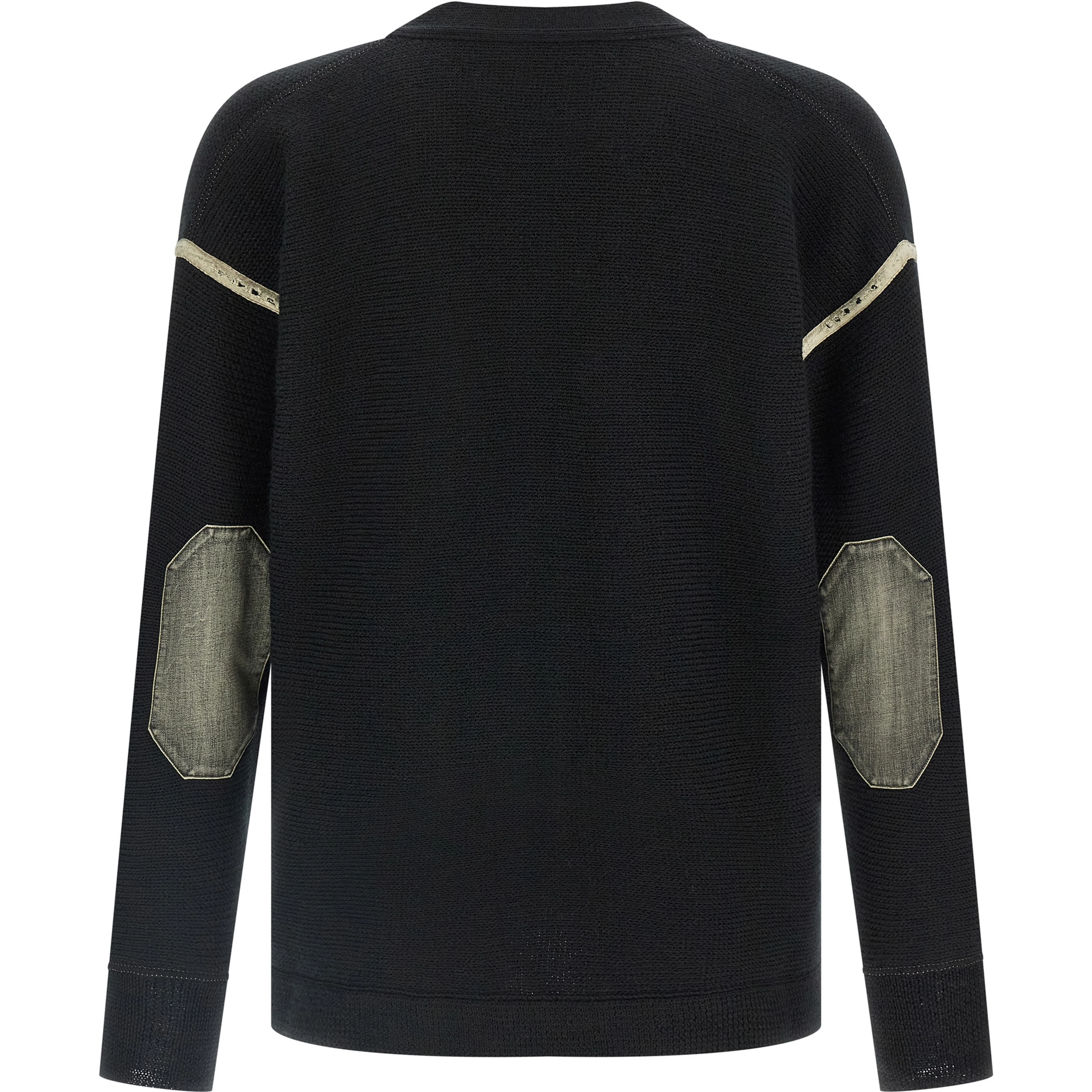 Black Virgin Wool Cardigan