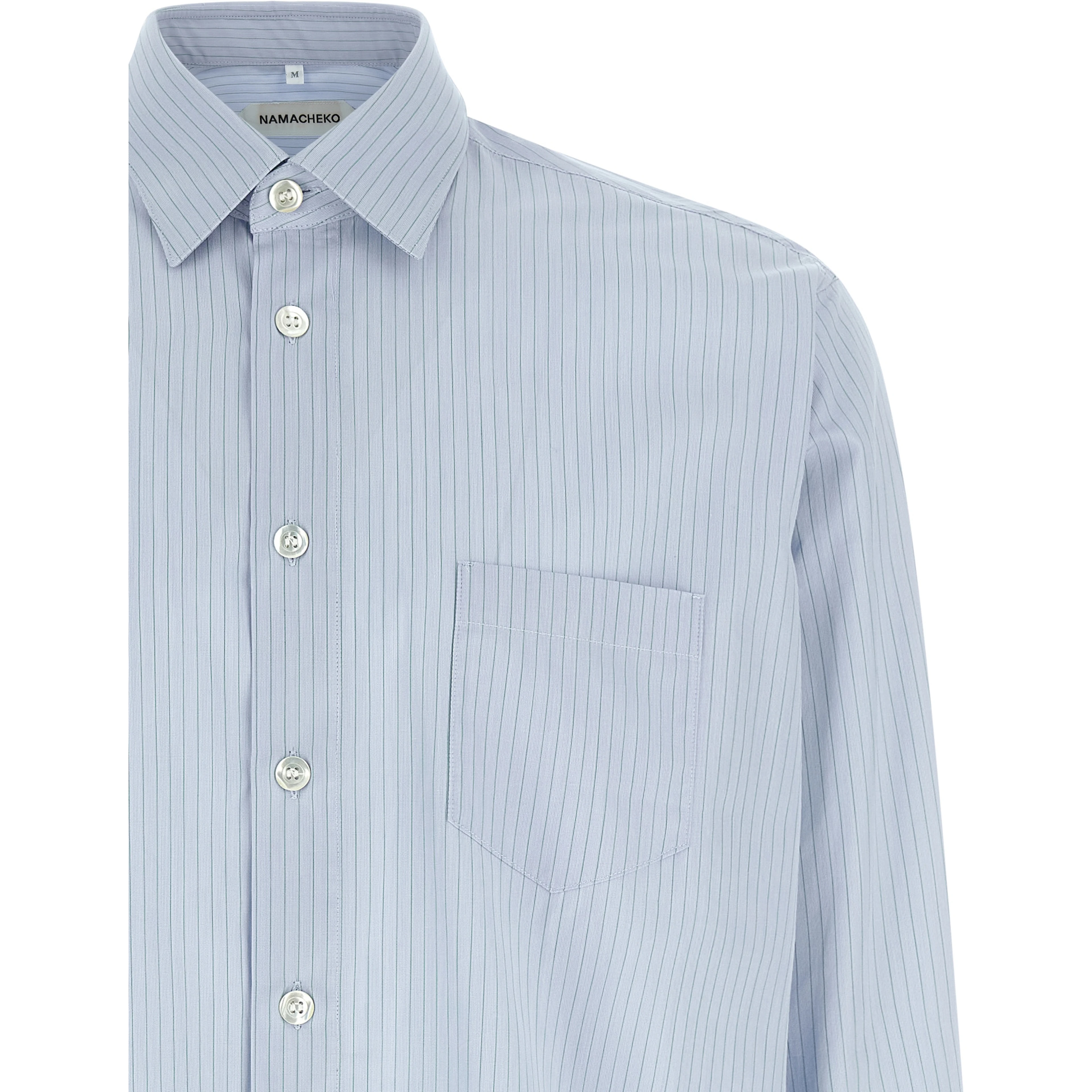 Blue Cotton Blouse