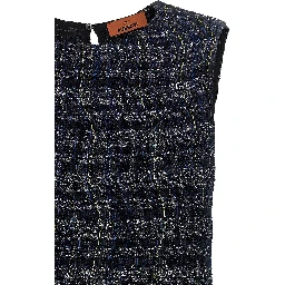 Multicolor Viscose Short Dress