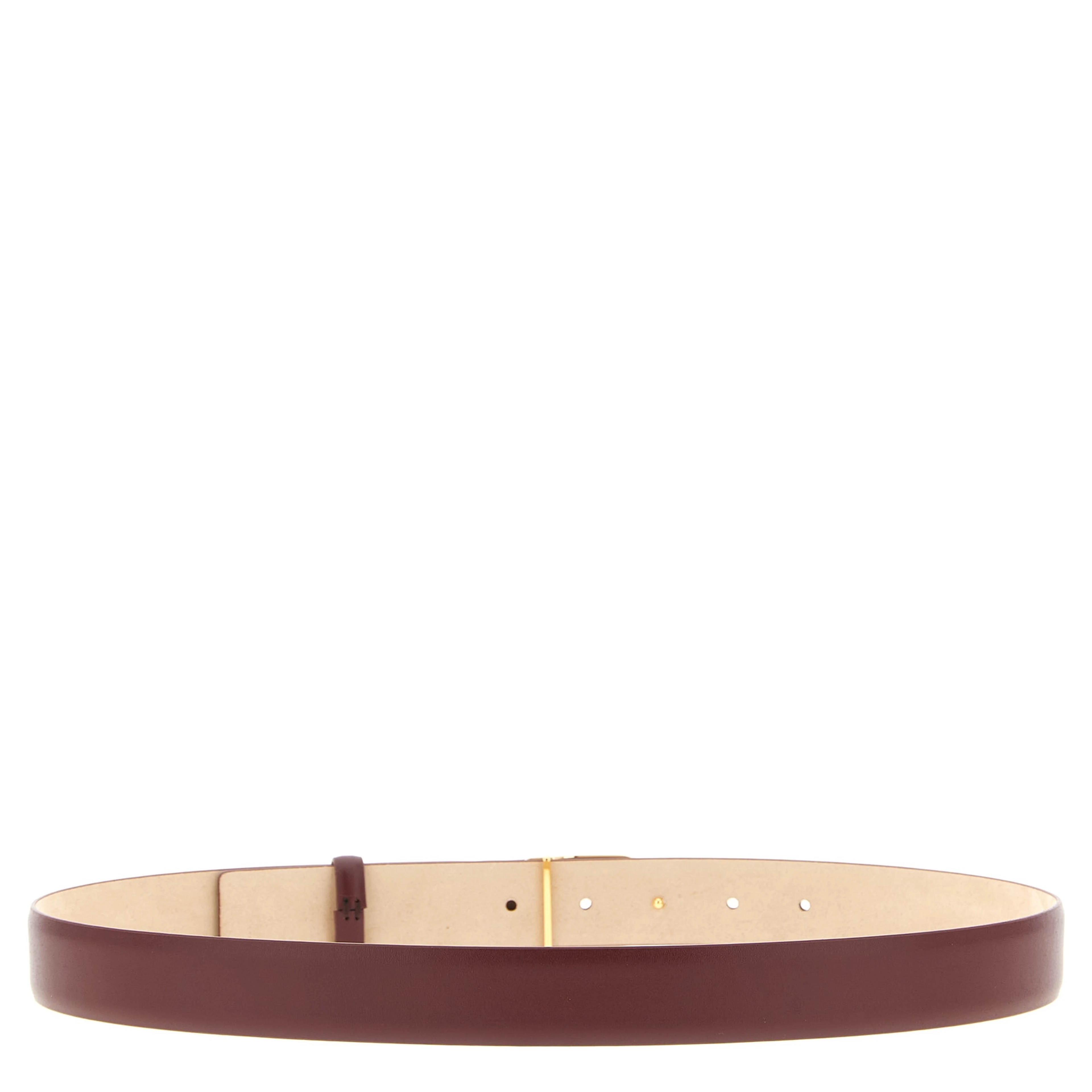 Bordeaux Calfskin Regular Belt
