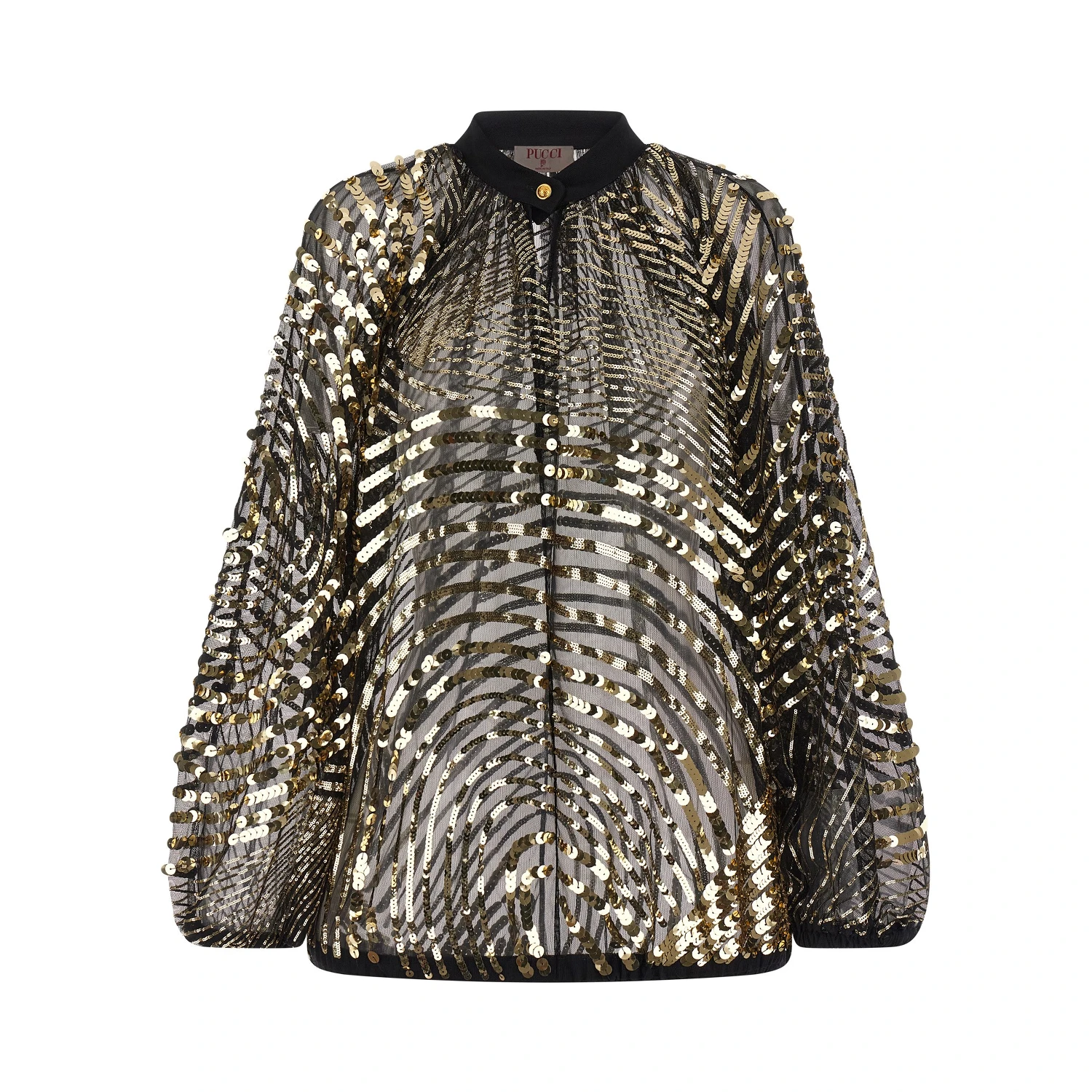 Black Polyamide Blouse