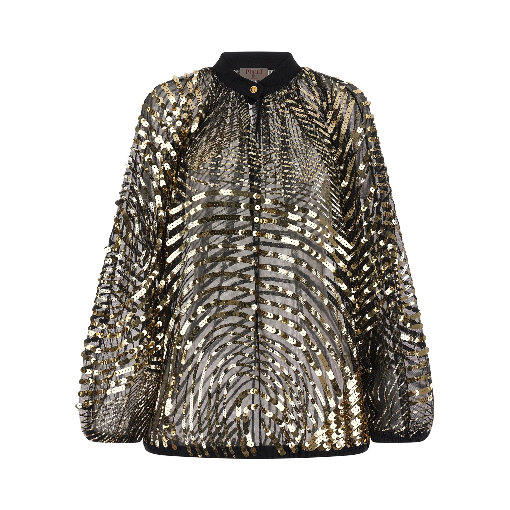 Black Polyamide Blouse